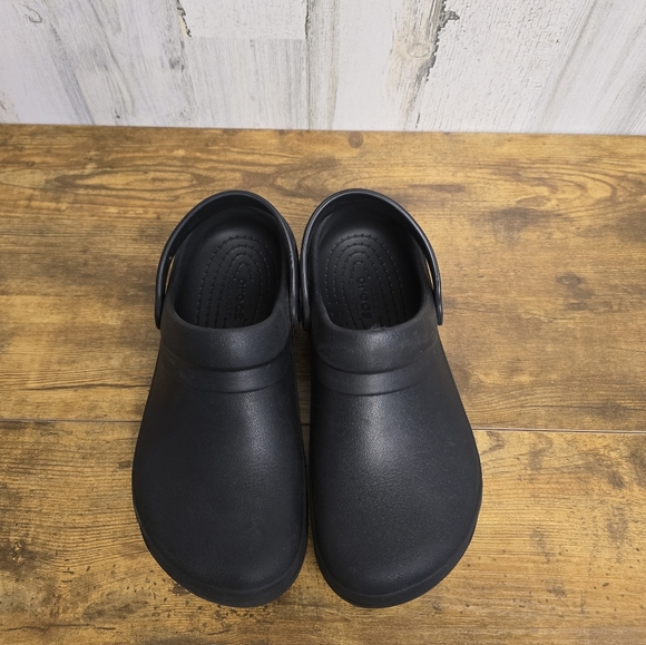 Crocs Classic Black shoes mens size 8 women's size 10 - Picture 2 of 7